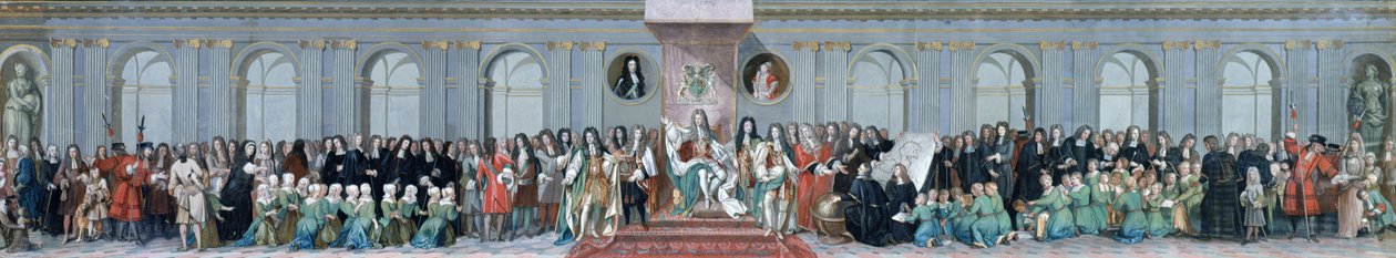 II. Jakab (1633-1701) fogadja a Christ