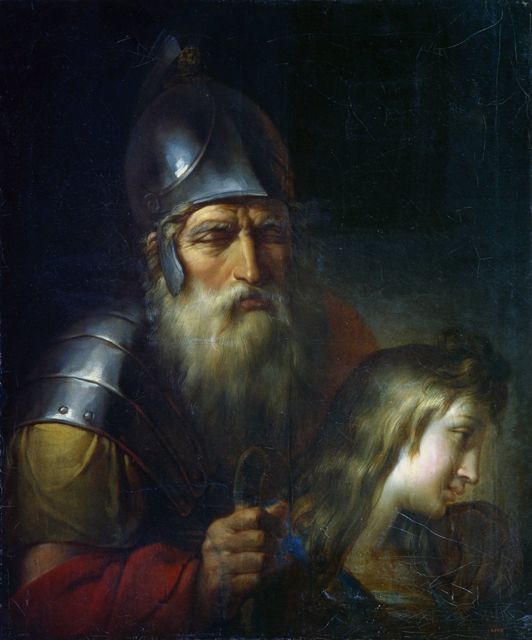 Belisaire - Flavius ​​​​Belisarius (500-576) - Vigi, Antonio (1764-1844) - 1805 - Olaj, vászon - 81x68 - Állami Orosz Múzeum, St. Pétervár alkotó: Antonio Vighi
