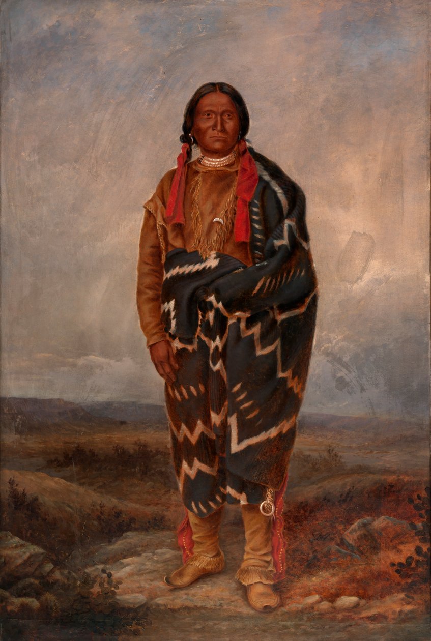 Apache indián, kb. 1893. alkotó: Antonio Zeno Shindler