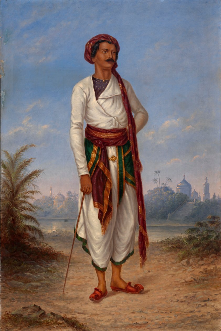 Hindu férfi, kb. 1893. alkotó: Antonio Zeno Shindler