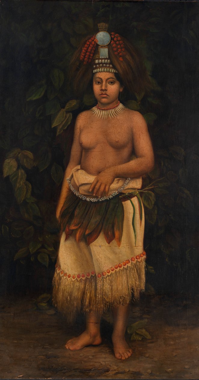 szamoai nő, kb. 1885-1899. alkotó: Antonio Zeno Shindler