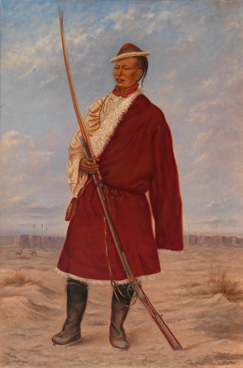 tibeti ember, kb. 1893 alkotó: Antonio Zeno Shindler