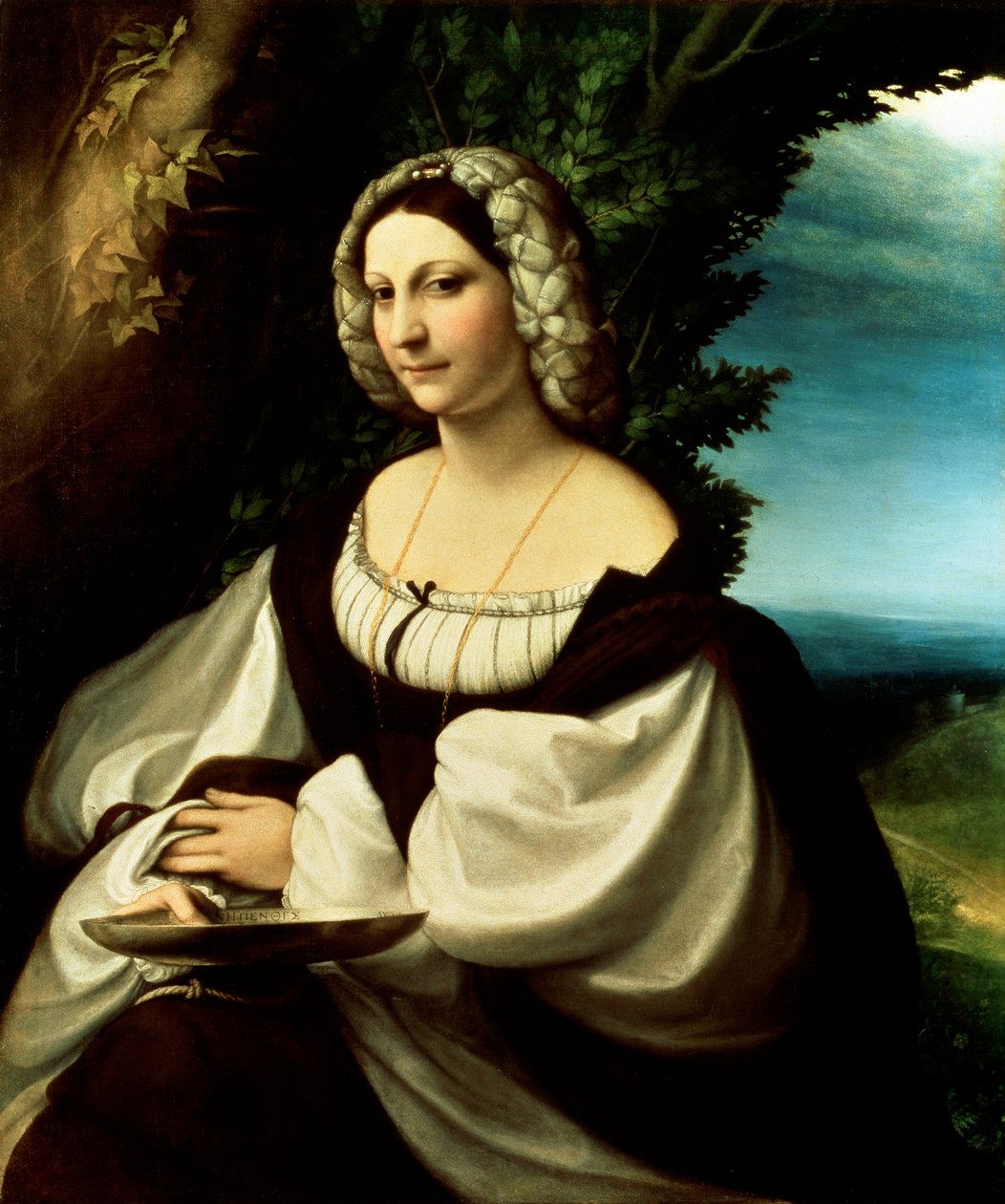 Női portré, c1518. alkotó: Antonio da Correggio
