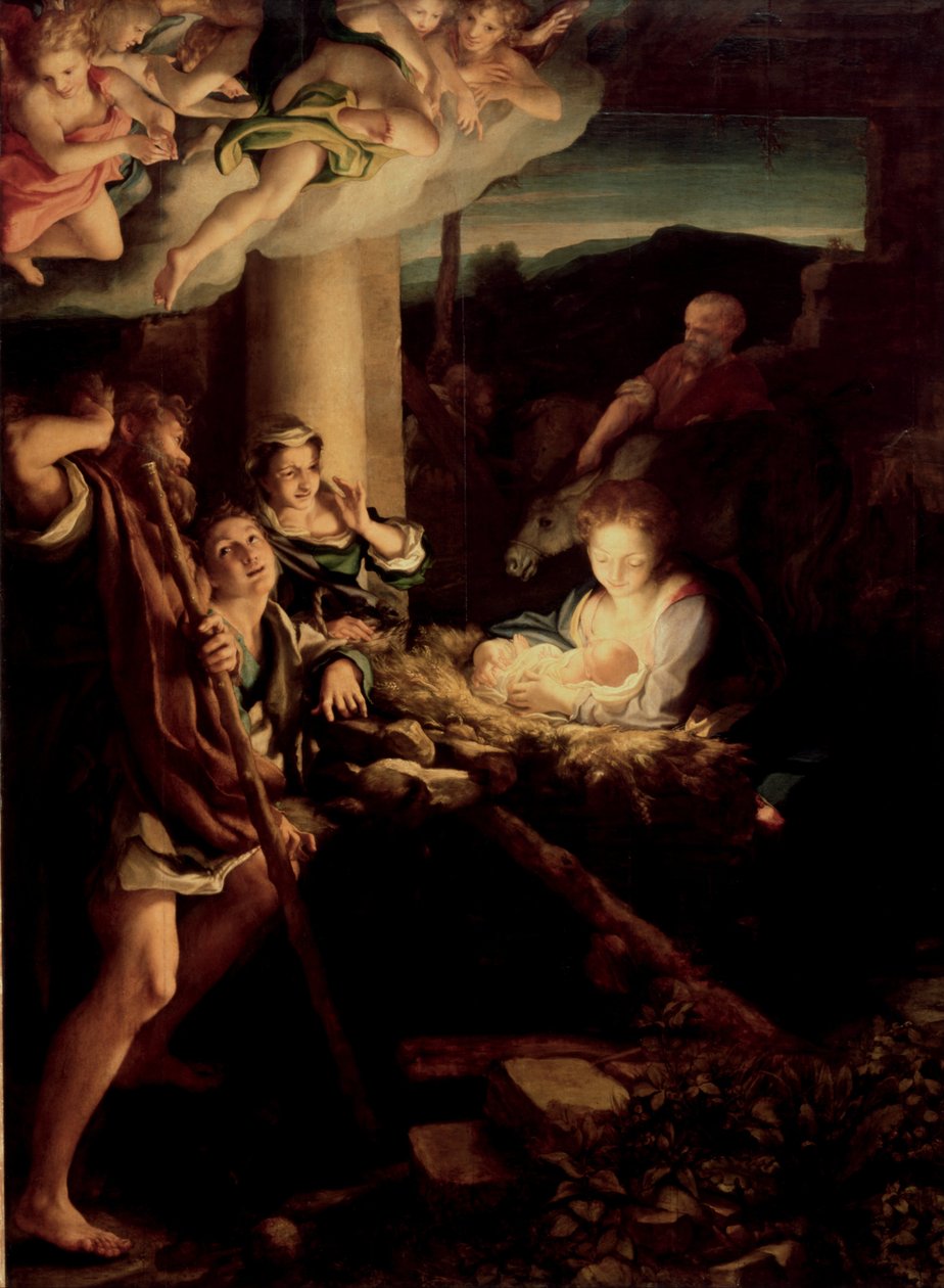 Német: A Szent Éjszaka Születésnapja alkotó: Antonio da Correggio