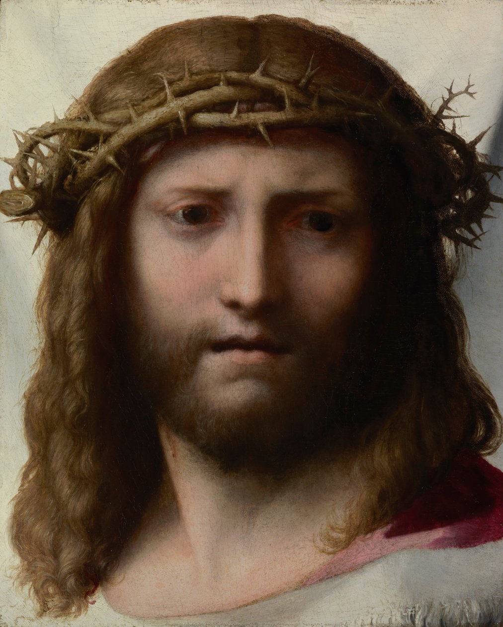 Krisztus feje, 1525-1528 alkotó: Antonio da Correggio