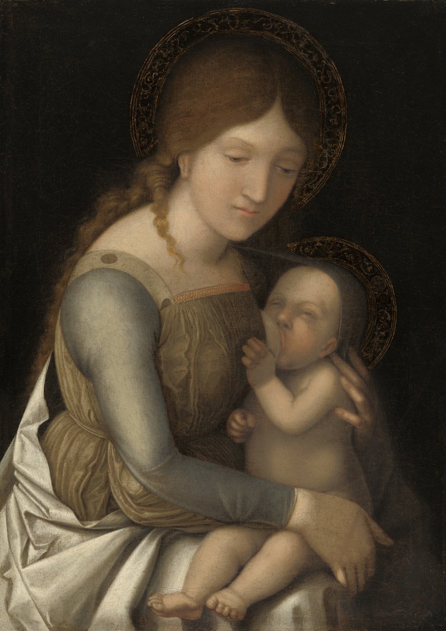 Madonna és gyermeke alkotó: Antonio da Correggio