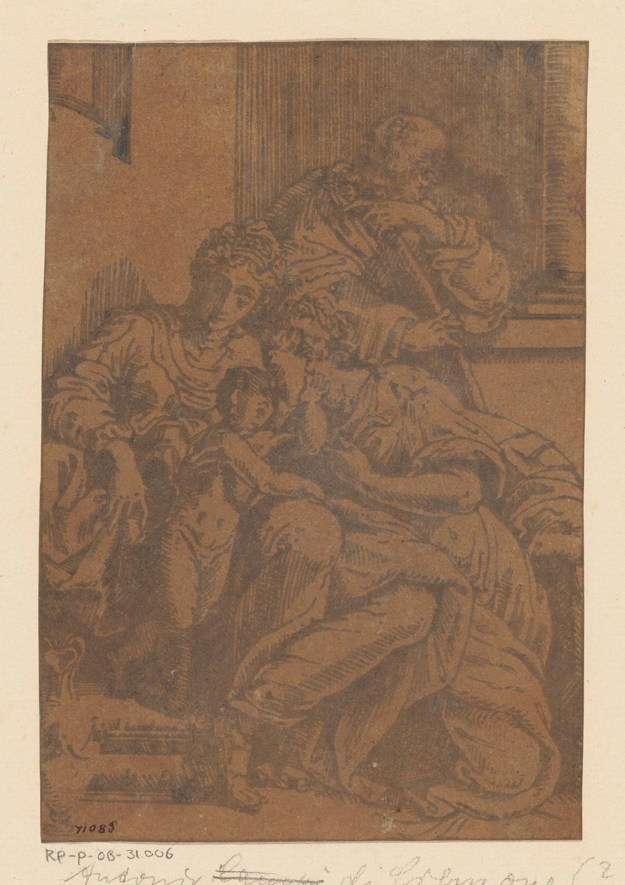 Szent Család Annával alkotó: Antonio da Cremona