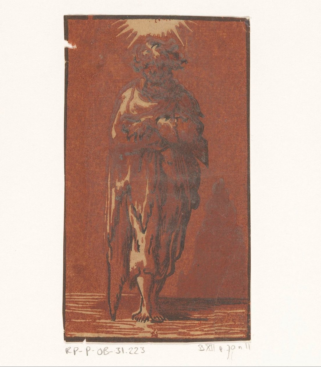 Szent Jude Tadeus Krisztus és a tizenkét apostol (sorozat címe) alkotó: Antonio da Trento (attributed to)