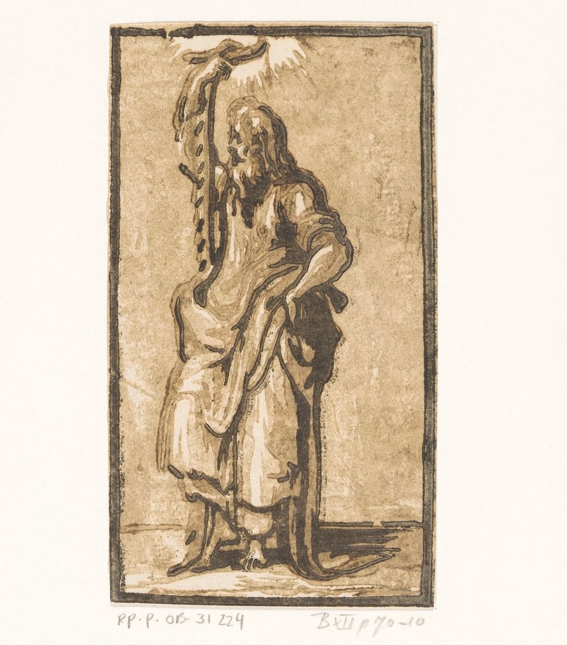 Szent Simon Krisztus és a tizenkét apostol (sorozat címe) alkotó: Antonio da Trento (attributed to)
