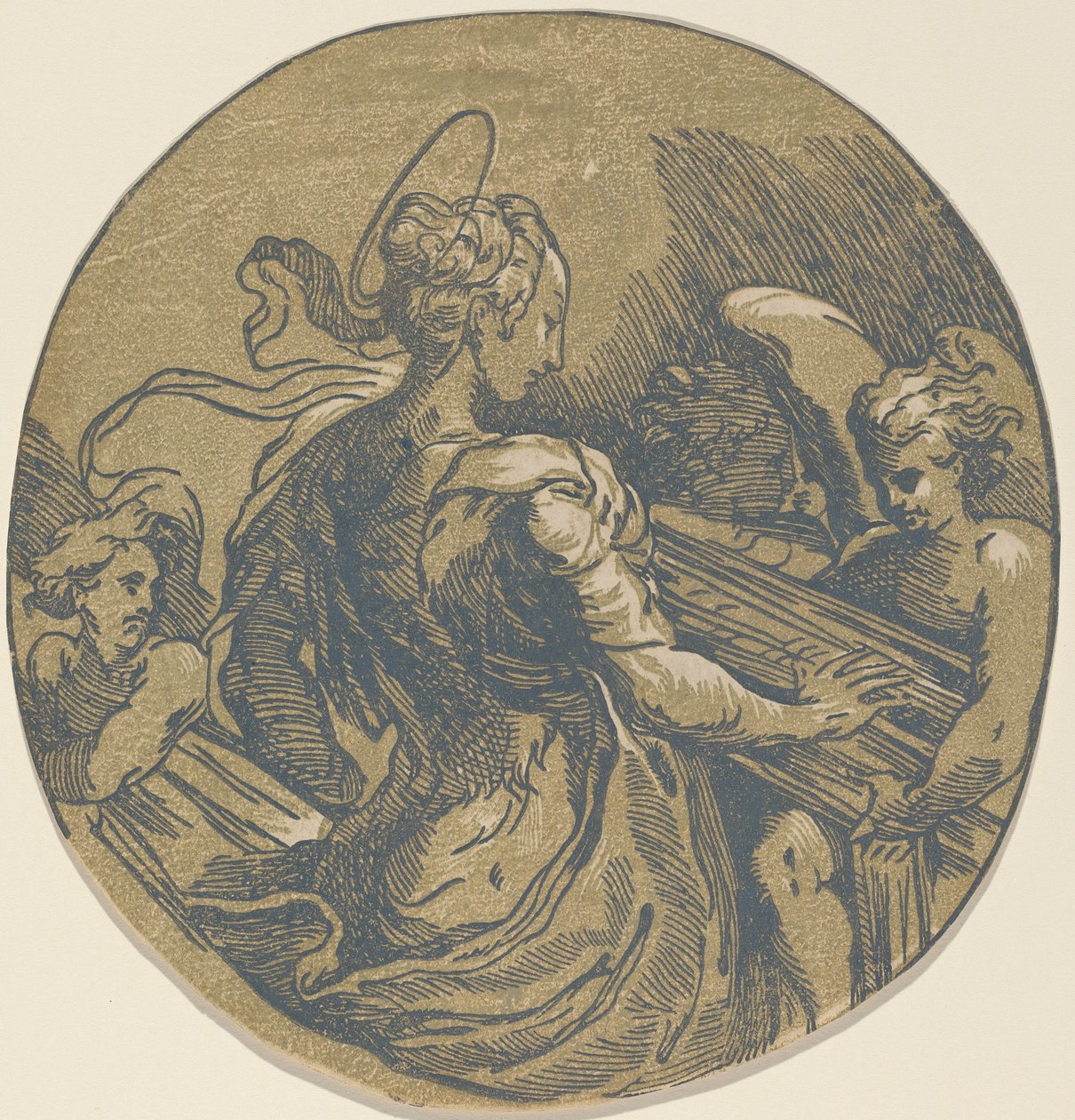Szent Cecília, 16. század első fele. alkotó: Antonio da Trento