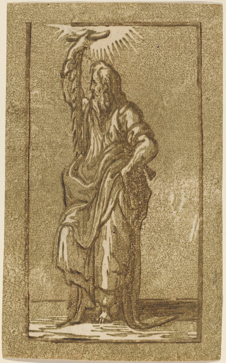 Szent Simon alkotó: Antonio da Trento after Parmigianino