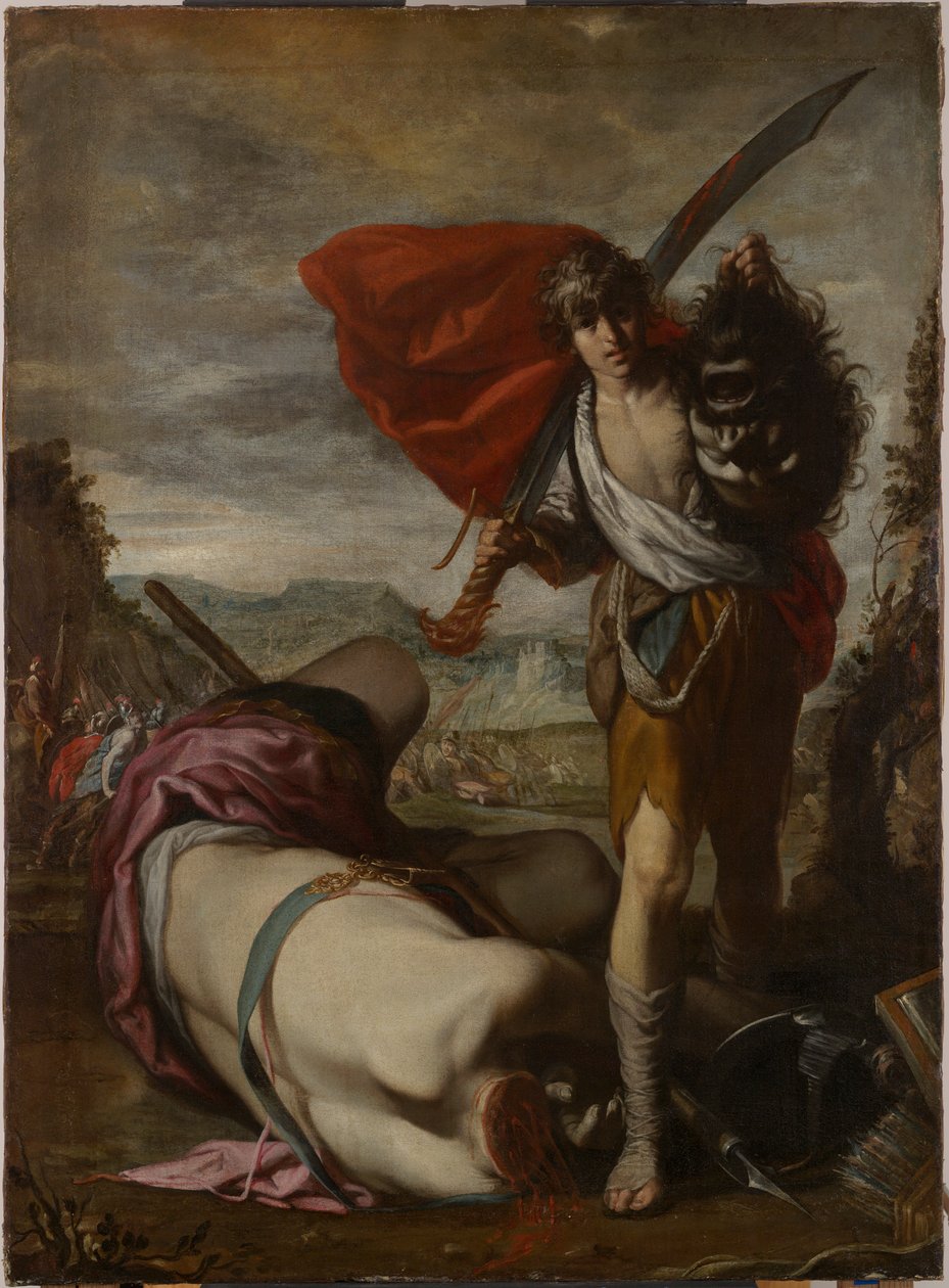Dávid Góliát fejével alkotó: Antonio del Castillo y Saavedra