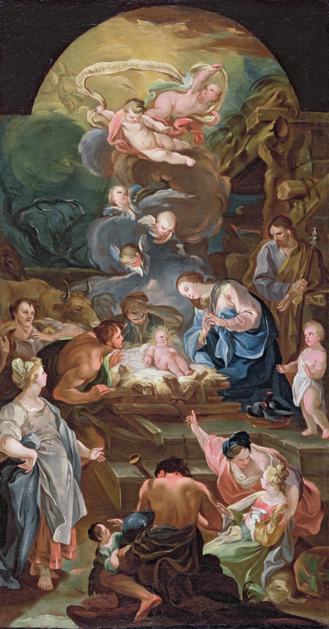 Pásztorok imádása, 18. század közepe (lásd: 200956) alkotó: Antonio the Elder Gonzalez Velazquez