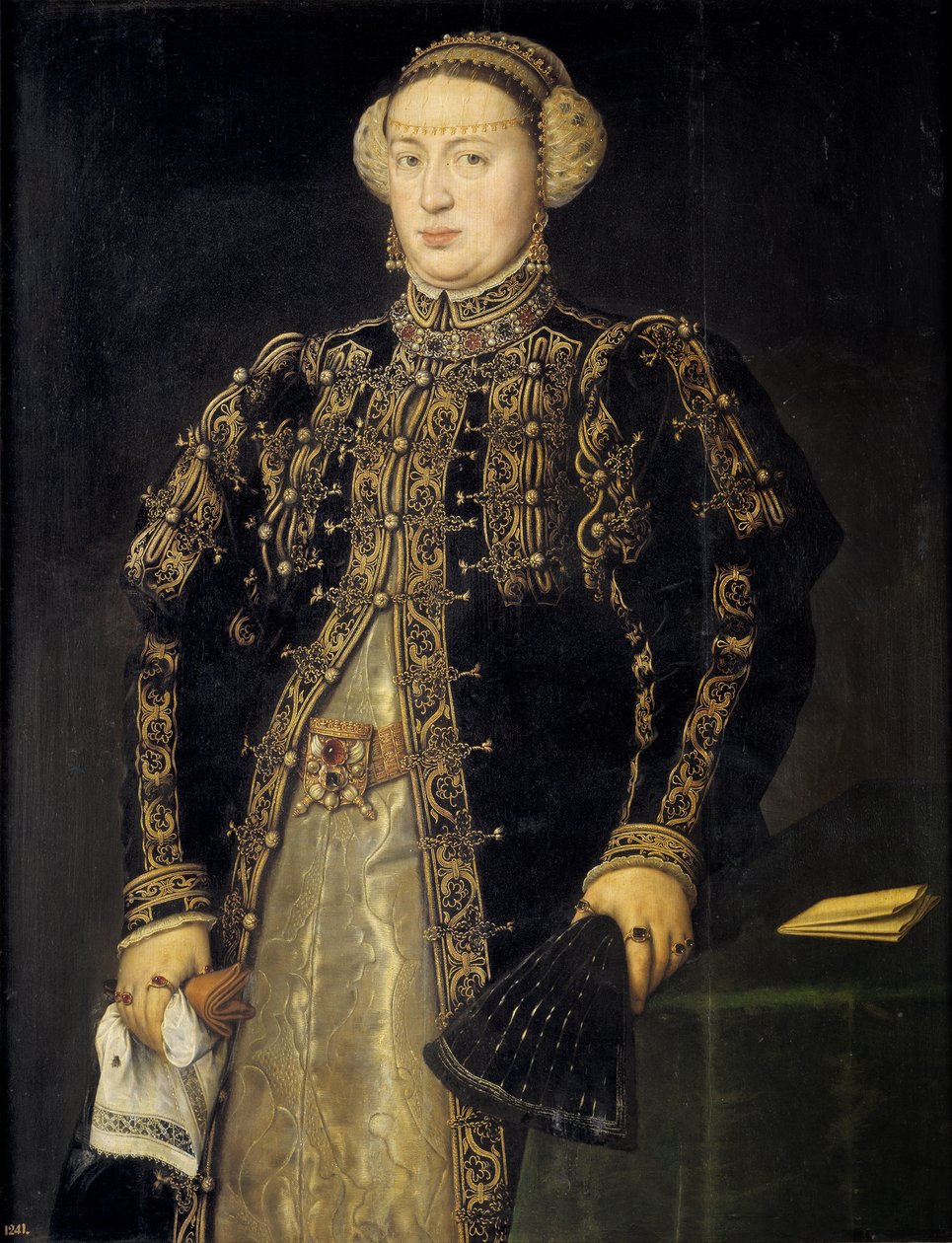 Ausztriai Katalin 1507-1578, Portugália királynője, 1552-1553 alkotó: Antonis Mor