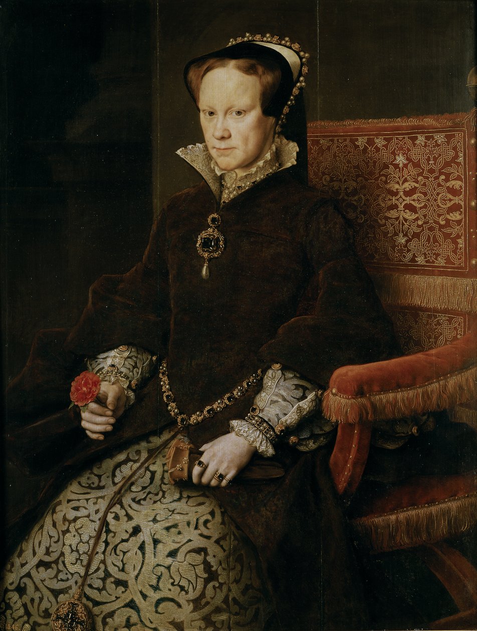 Tudor Mária királynő, Anglia királynője, II. Fülöp második felesége. alkotó: Antonis Mor