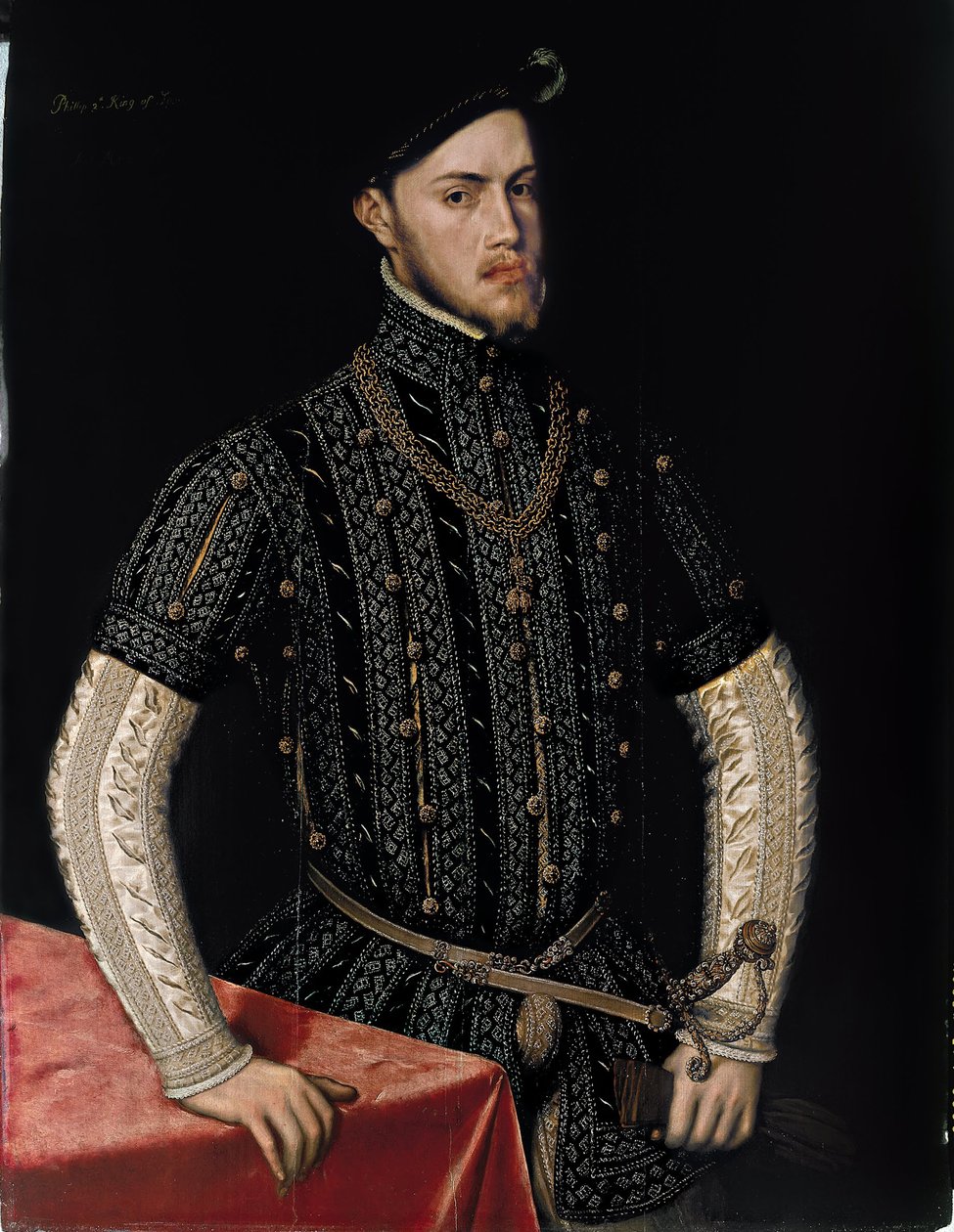 II. Fülöp 1527-1598 spanyol és portugál király portréja, c. 1550 alkotó: Antonis Mor