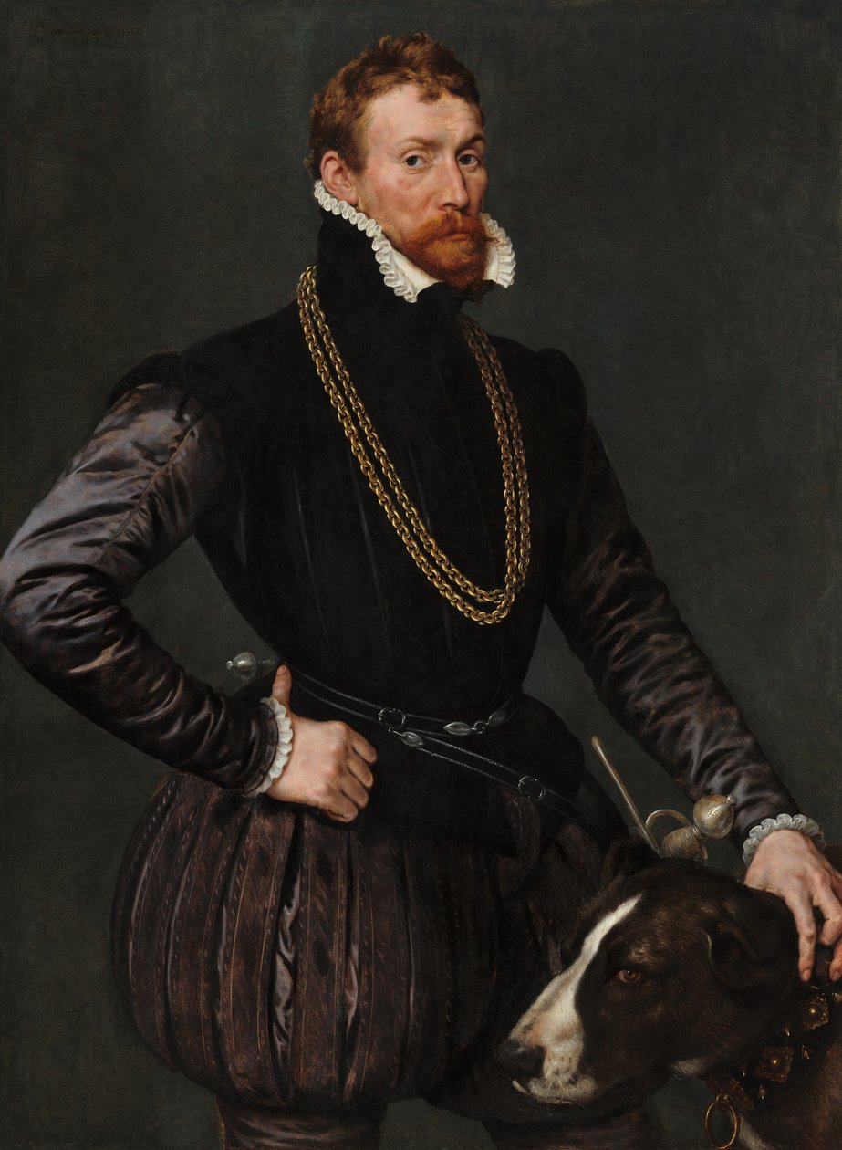 Egy úriember portréja, 1569. alkotó: Antonis Mor