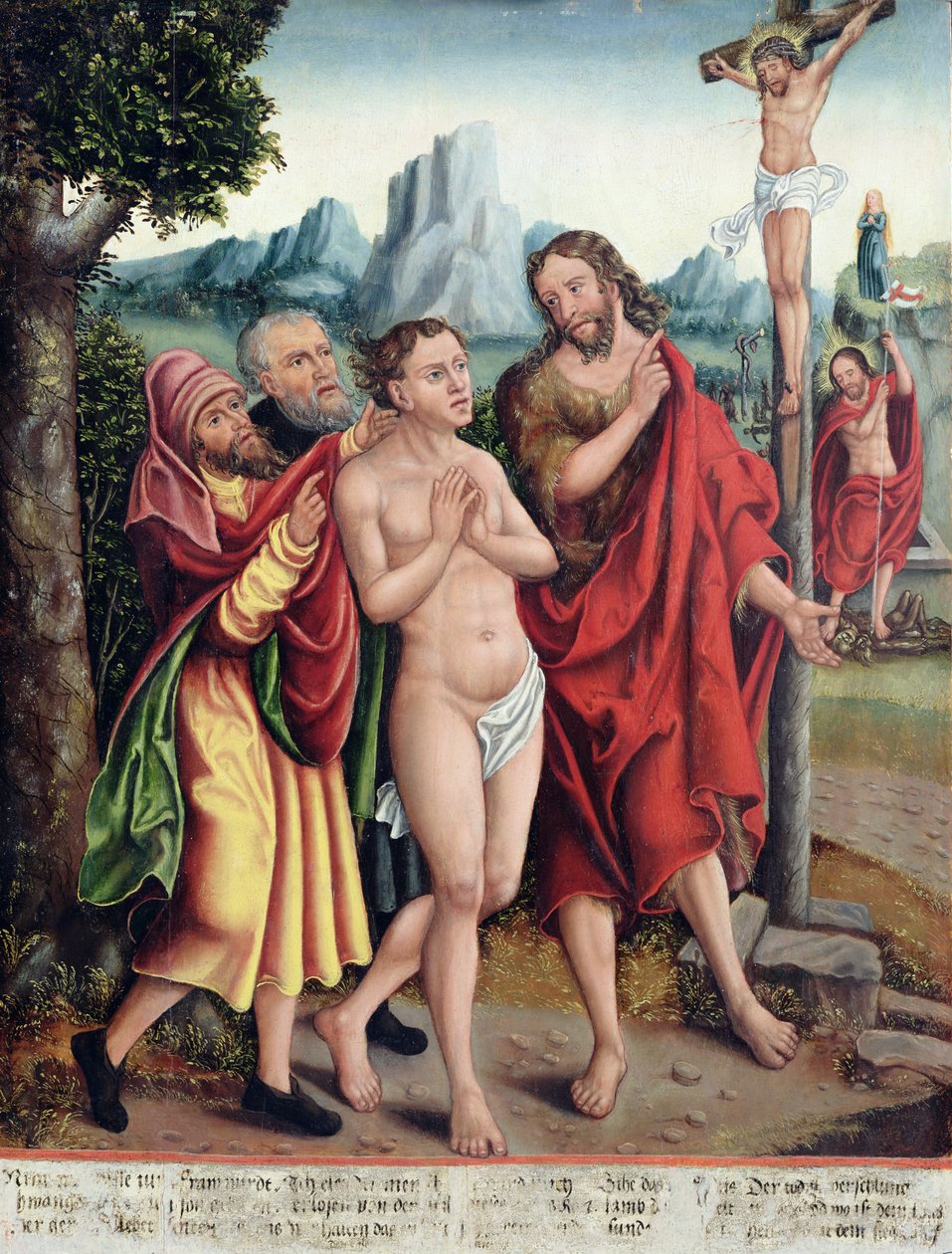 Az emberiség megmentésének allegóriája, 1530 után alkotó: Antonius Heusler