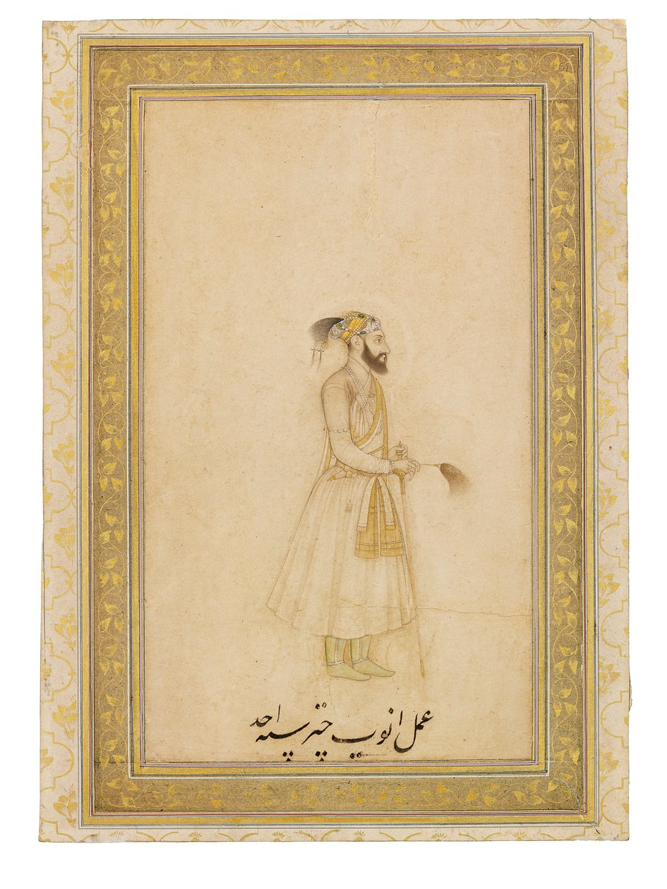Aurangzeb császár portréja, India alkotó: Anup Chattar
