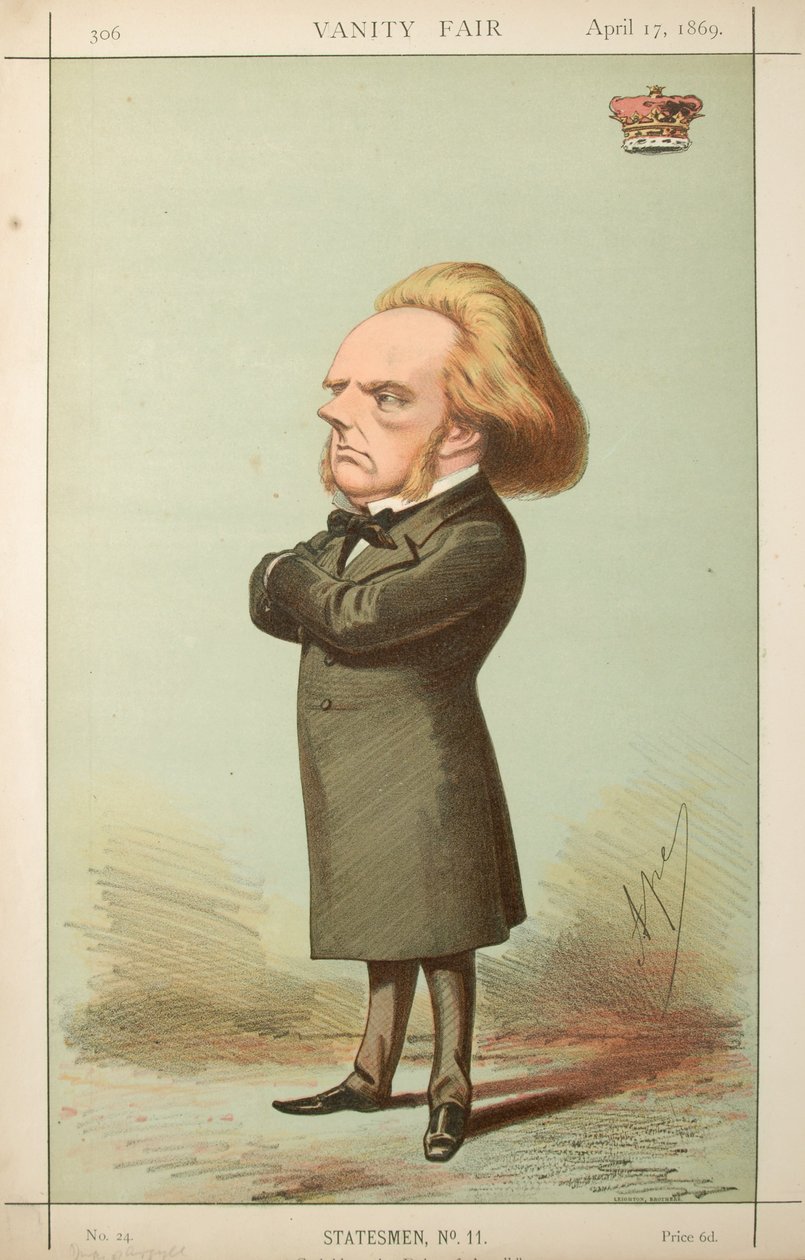 Argyll hercegének karikatúrája. alkotó: Ape Carlo Pellegrini