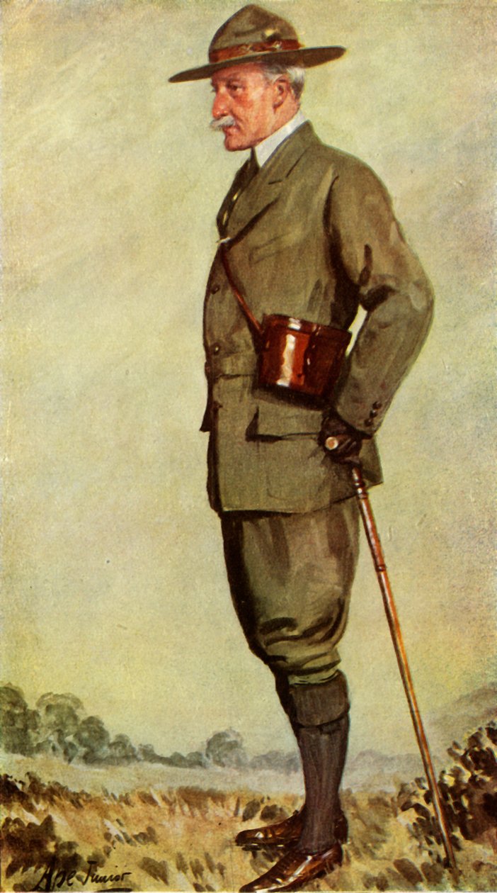 Lord Baden-Powell, 1911, 1944. alkotó: Ape Junior
