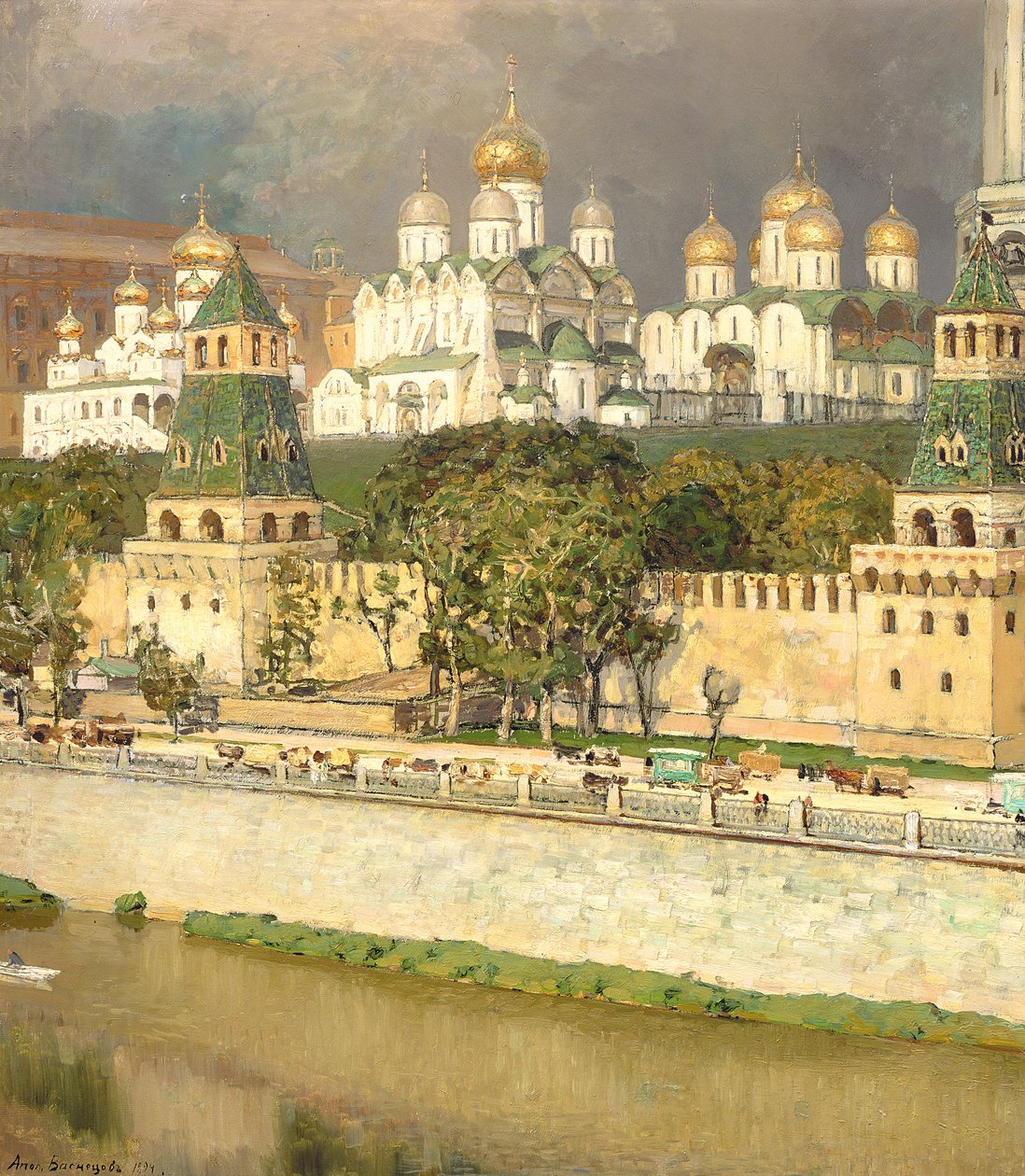 A moszkvai Kreml katedrálisai, 1894 alkotó: Apollinari Mikhailovich Vasnetsov
