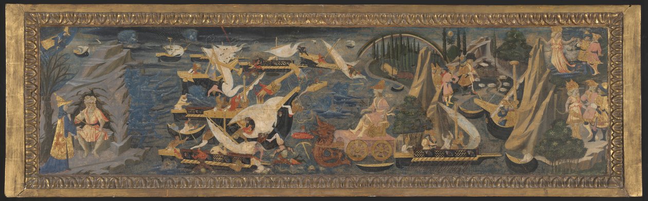 Aeneas hajótörése alkotó: Apollonio di Giovanni
