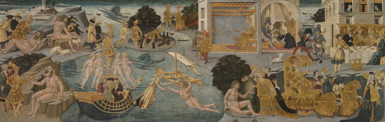 Ulysses kalandjai, 1435-45 alkotó: Apollonio di Giovanni di Tommaso