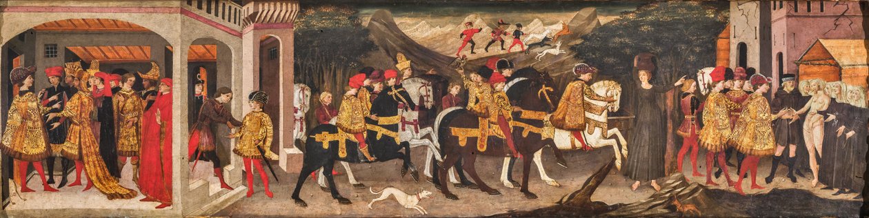 Griselda története alkotó: Apollonio di Giovanni di Tommaso