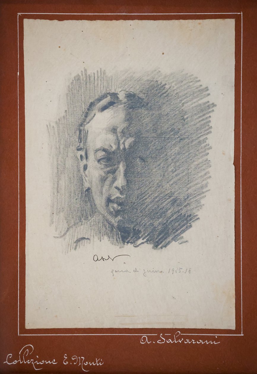 Önarckép (ceruza, papír) alkotó: Arcangelo Salvarani
