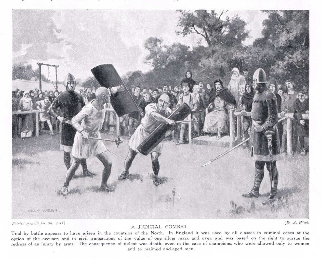 Bírósági harc, 1920-as évek alkotó: Archibald Webb