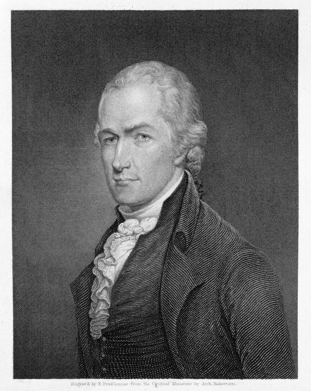 Alexander Hamilton (1757-1804), metszett: John Francis Eugene Prud