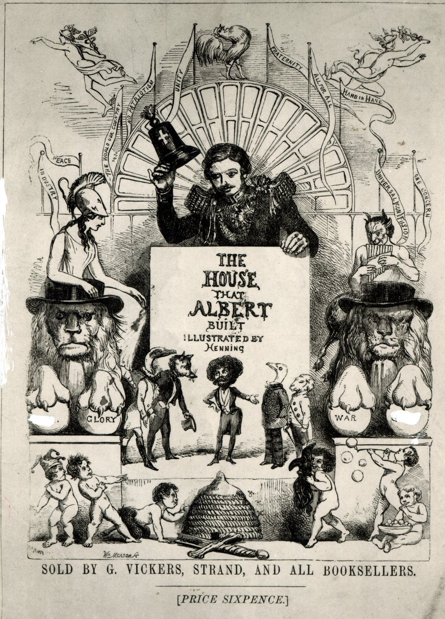 Címlap a "Ház, amit Albert épített", 1880 (bw fotó alkotó: Archibald S. Henning
