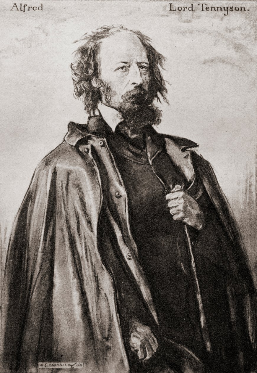 Tennyson (Aldworth és Freshwater) Alfred Tennyson alkotó: Archibald Standish Hartrick