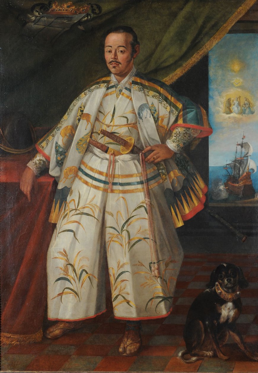 Hasekura 6 Tsunenaga 1571-1622, c. 1615. alkotó: Archita Ricci