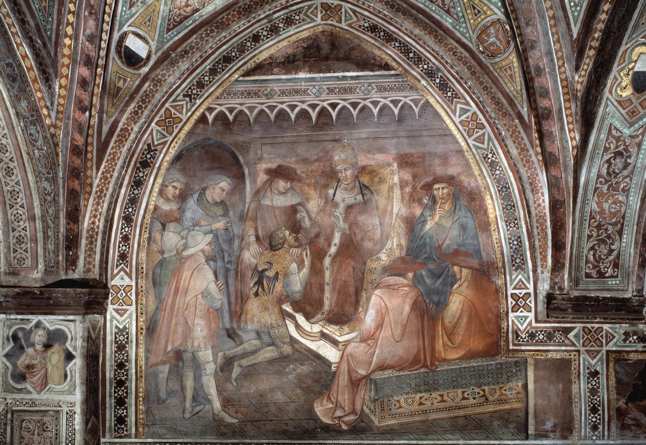 III. Sándor pápa – Freskó alkotó: Aretino Luca Spinello or Spinelli