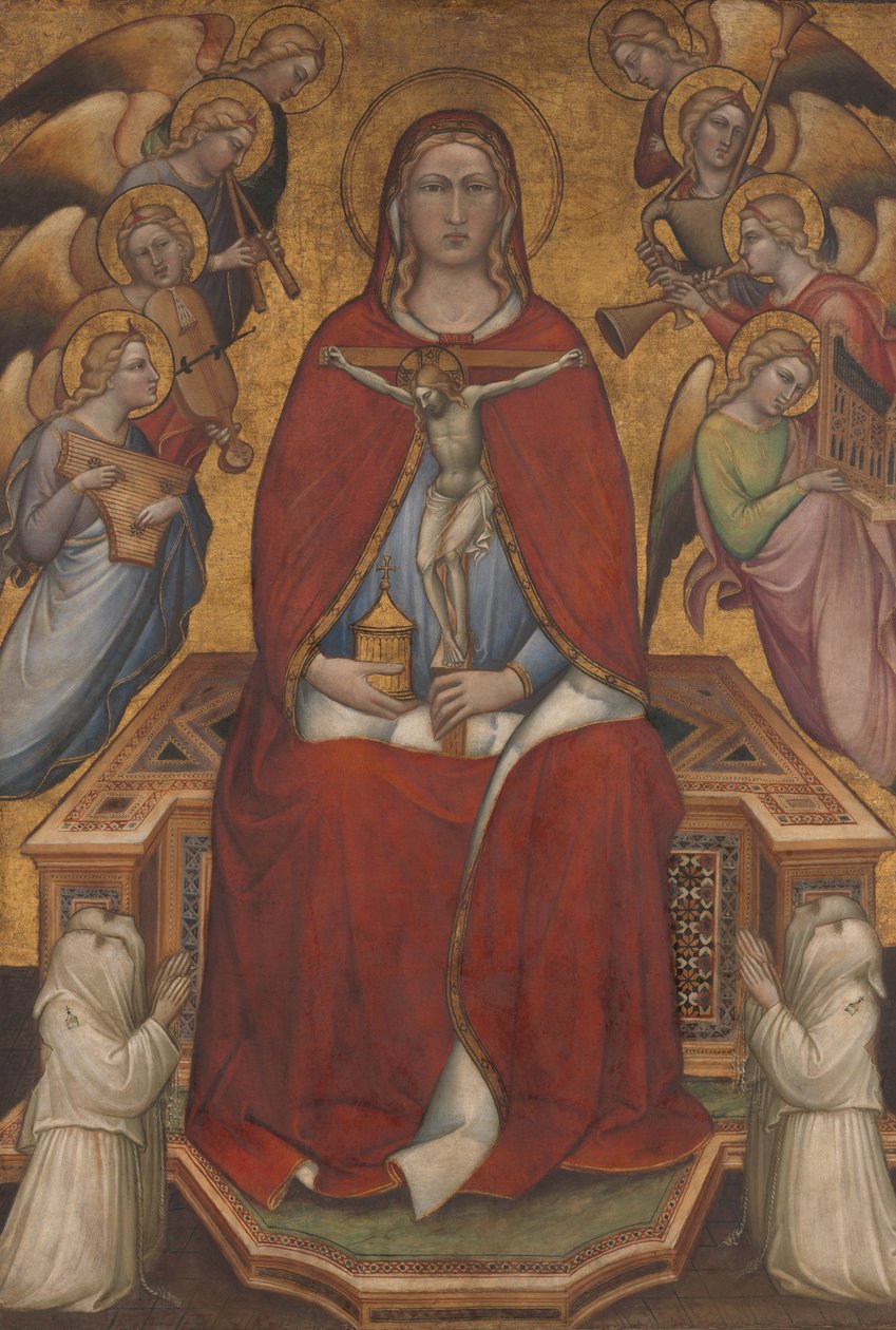 Feszületet tartó Szent Mária Magdolna, 1395-1400 körül alkotó: Aretino Luca Spinello or Spinelli