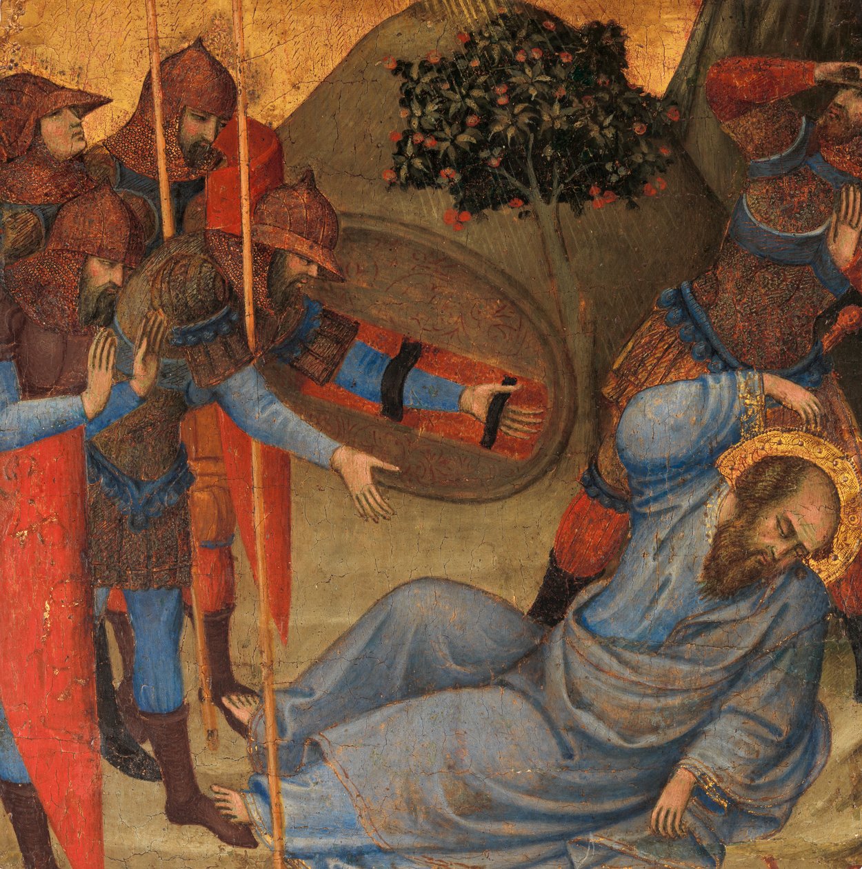 Szent Pál megtérése, kb. 1391-92. alkotó: Aretino Luca Spinello or Spinelli
