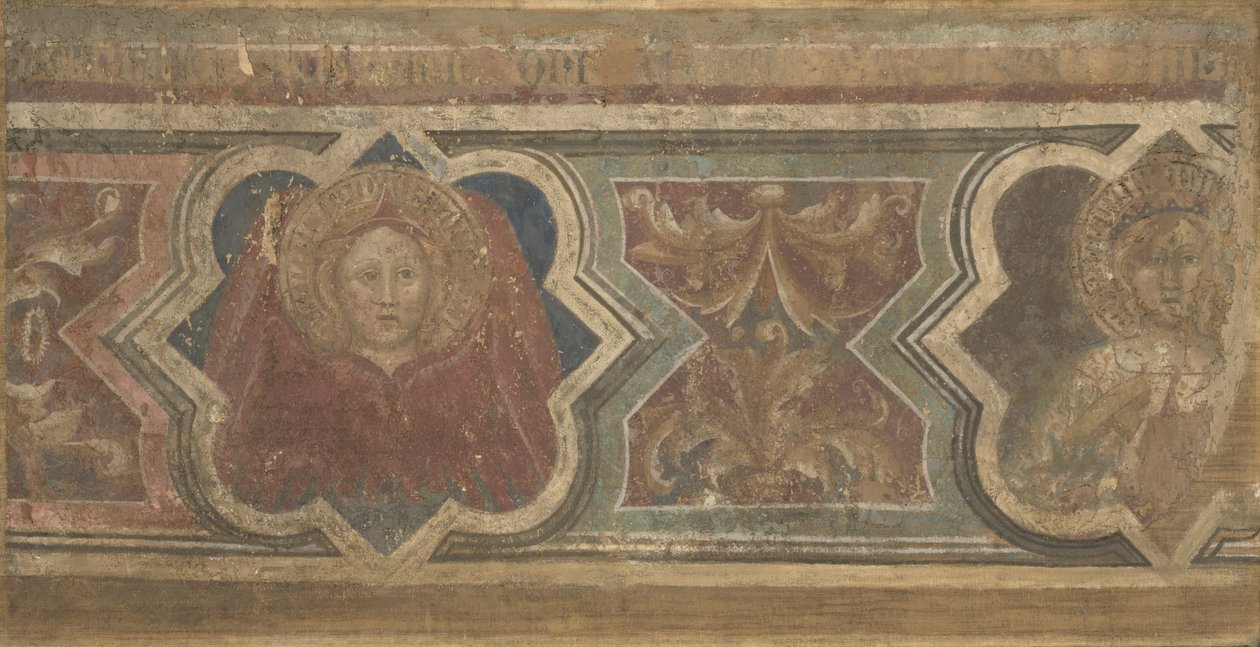 Díszítő szegély, 1390 körül alkotó: Aretino Spinello