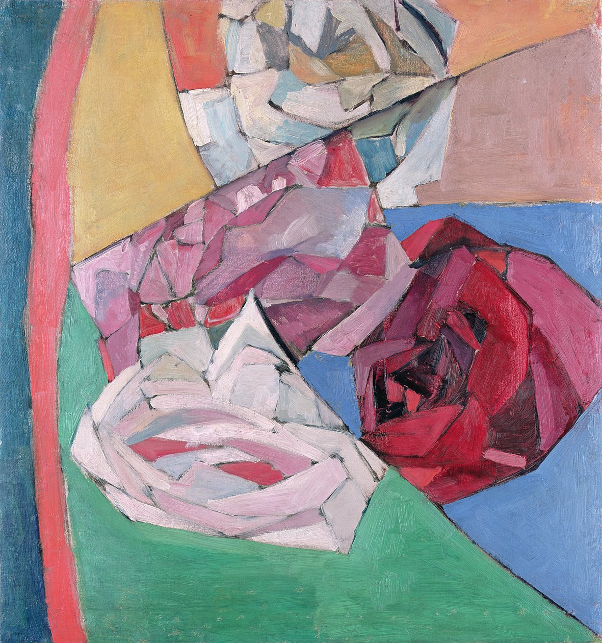 Összetétel, 1914-1916 körül alkotó: Aristarkh Vasilievic Lentulov