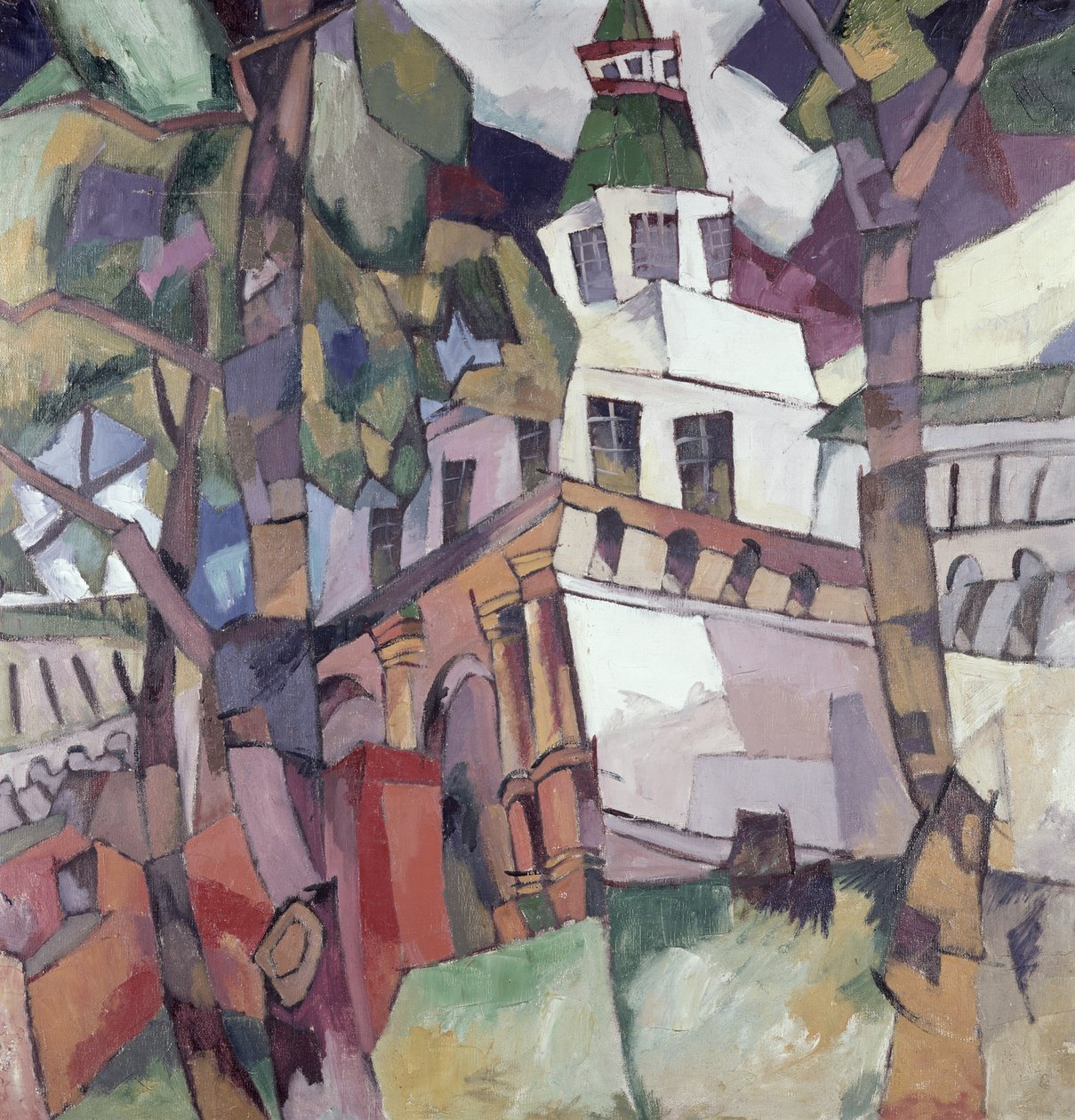 Gates of Tour, tanulmány az Új Jeruzsálemhez, 1917 alkotó: Aristarkh Vasilievic Lentulov