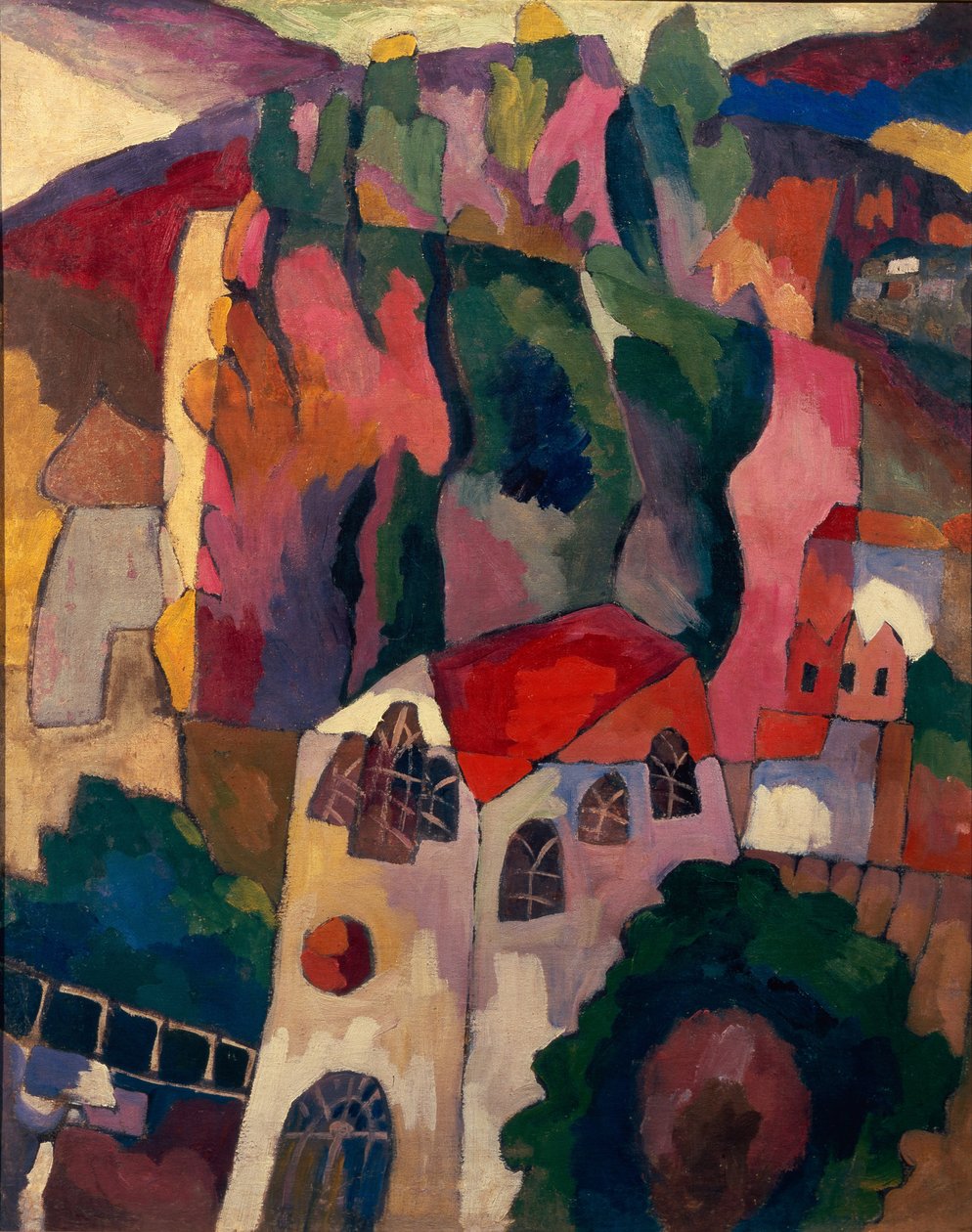 Nyárfák, 1916 alkotó: Aristarkh Vasilievic Lentulov