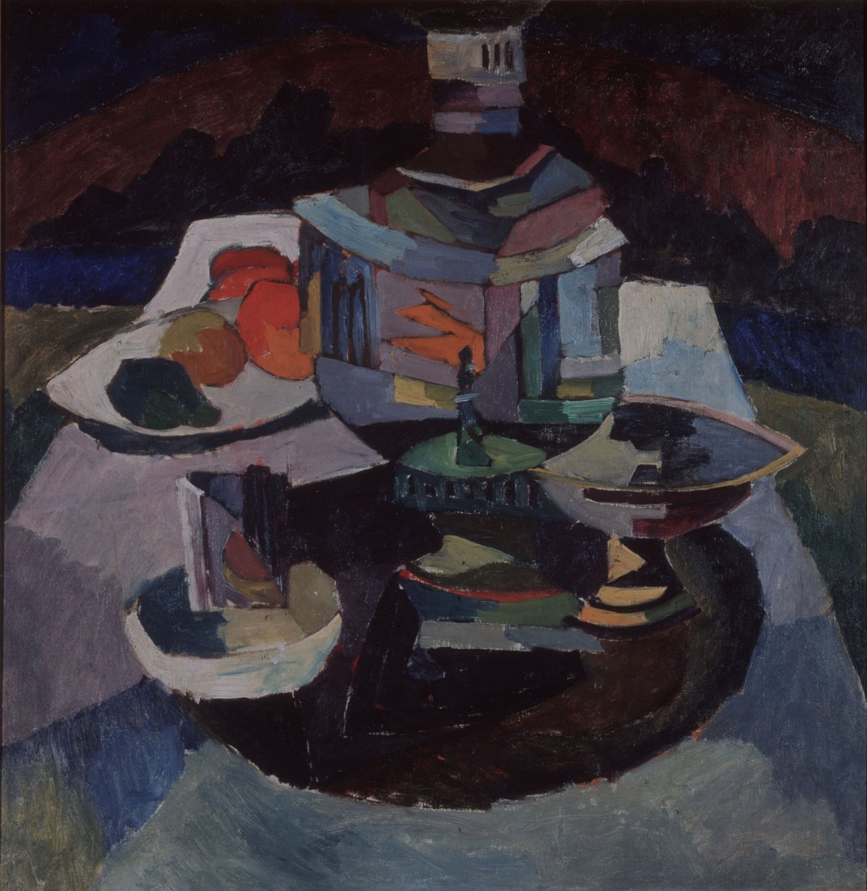 Csendélet szamovárral, 1913 alkotó: Aristarkh Vasilievic Lentulov