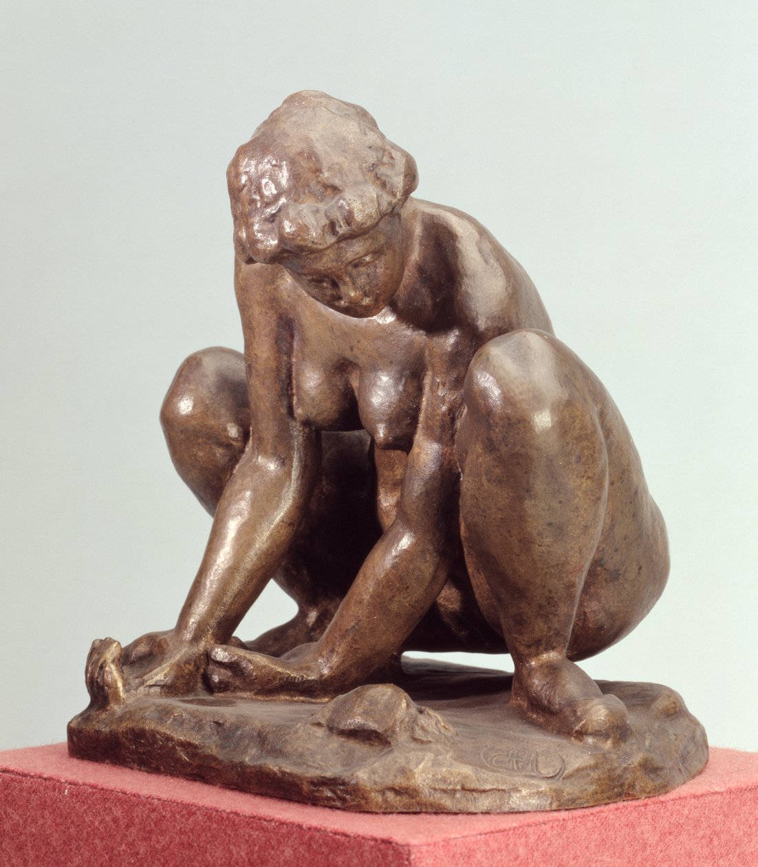Guggoló nő, 1900-02 (bronz) alkotó: Aristide Maillol