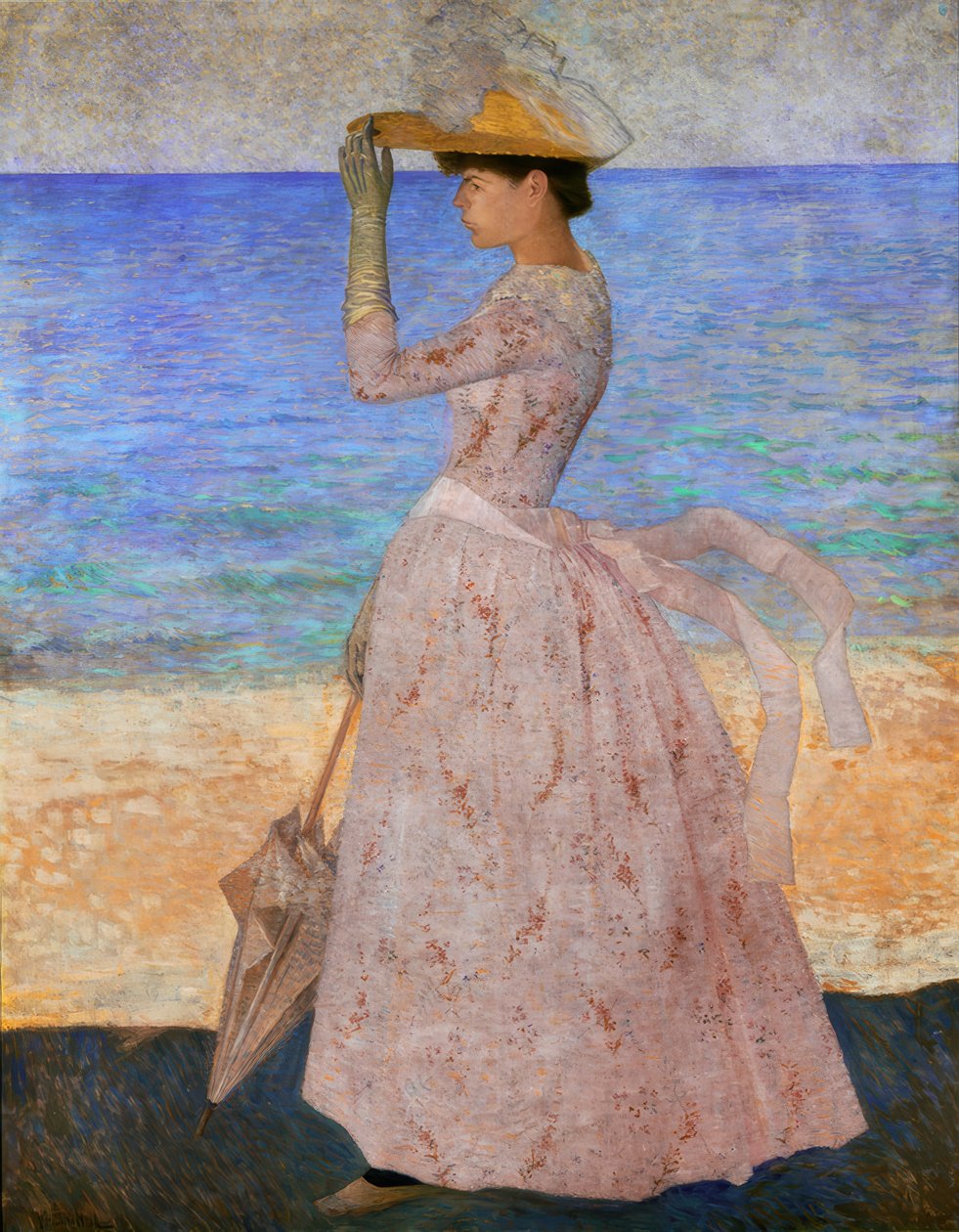 A nő a napernyős alkotó: Aristide Maillol