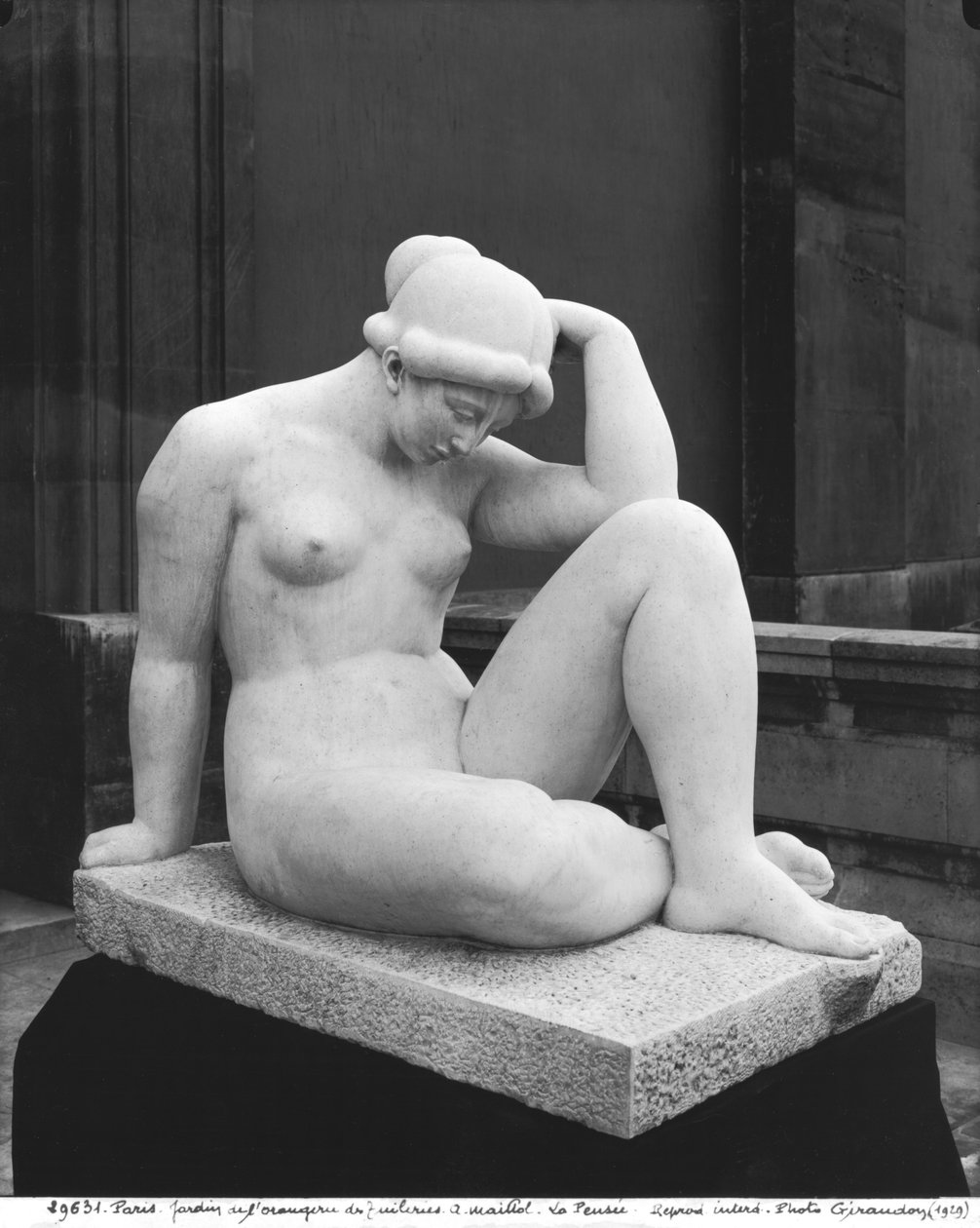 Mediterrán, vagy Gondolat, 1923 (lásd még: 189420) (márvány) alkotó: Aristide Maillol