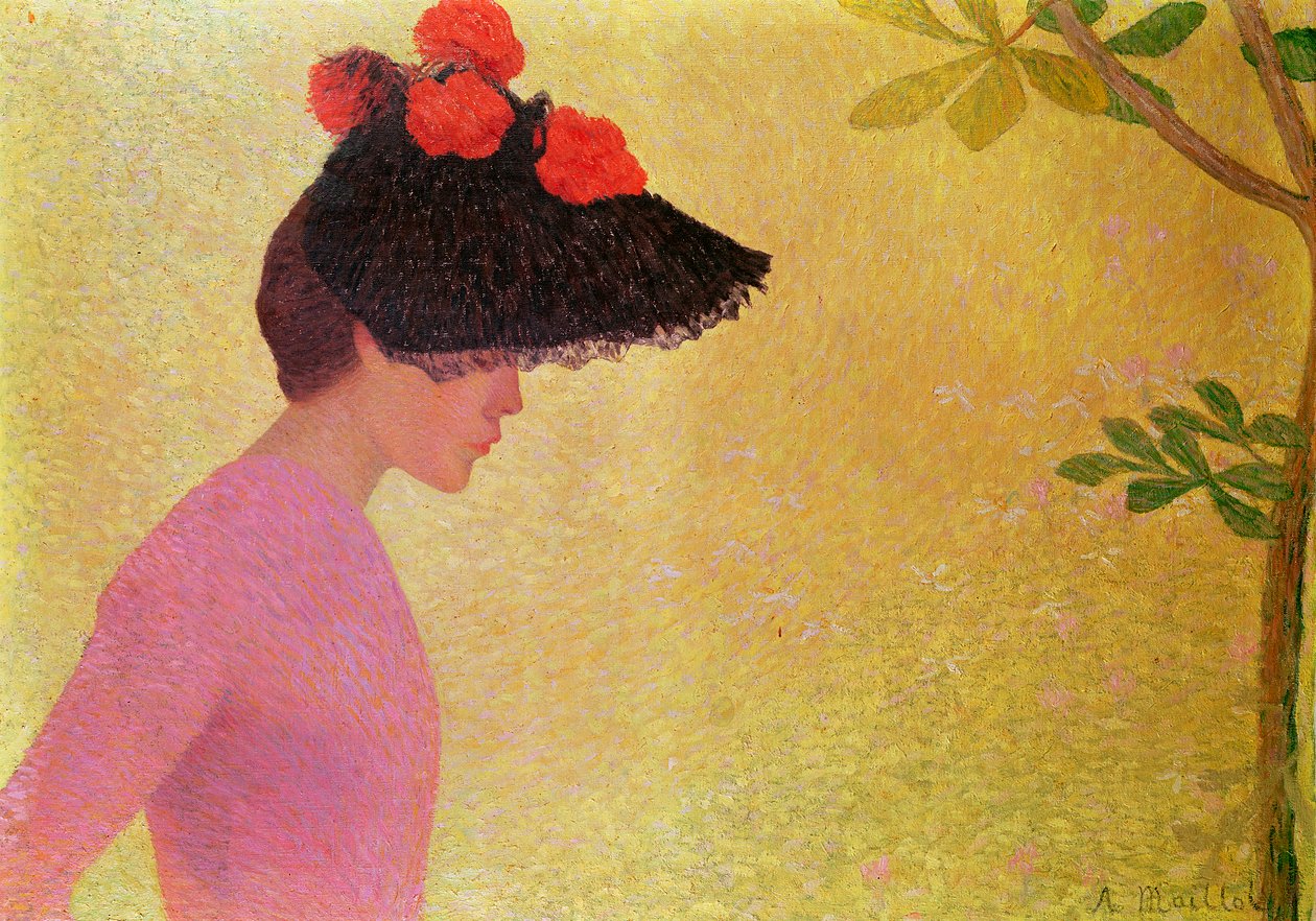 Egy fiatal nő profilja, 1890 körül alkotó: Aristide Maillol