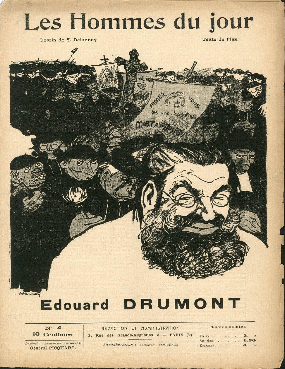 A „” Men of the day” címlapja, 4. szám alkotó: Aristide Delannoy