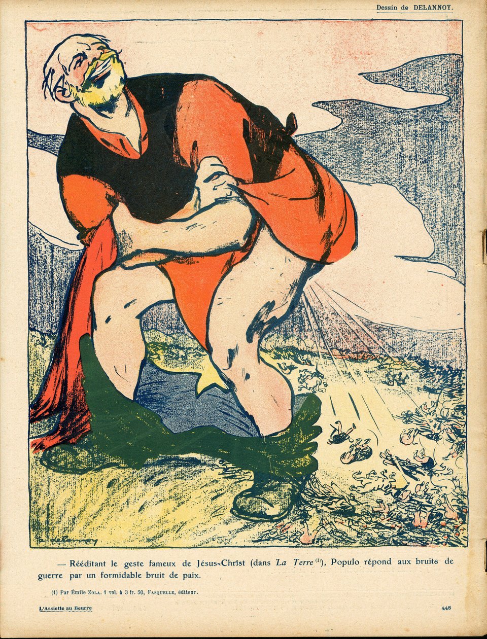 The Butter Plate, 392. szám, Szatirikus színekben alkotó: Aristide Delannoy