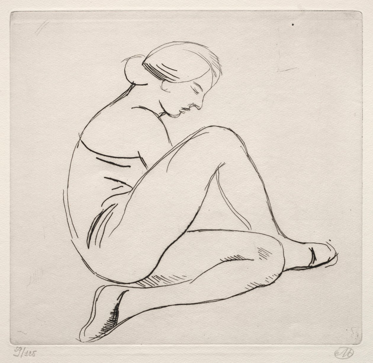 Ülő nő alkotó: Aristide Maillol